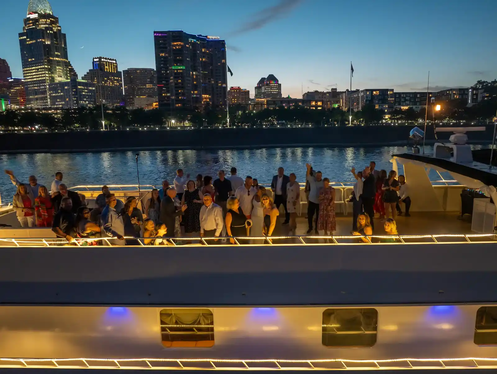 Private Entertaining aboard The Destiny in Cincinnati